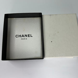 CHANEL chanel シャネル カメリア ブローチ コサージュ チェック柄 箱